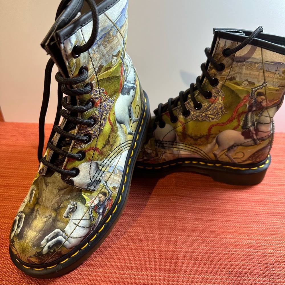 Dr. Martens George and Dragon Boots US Women Size 5 Brand New in Box